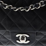 Classic Single Flap Bag Quilted Caviar Mini