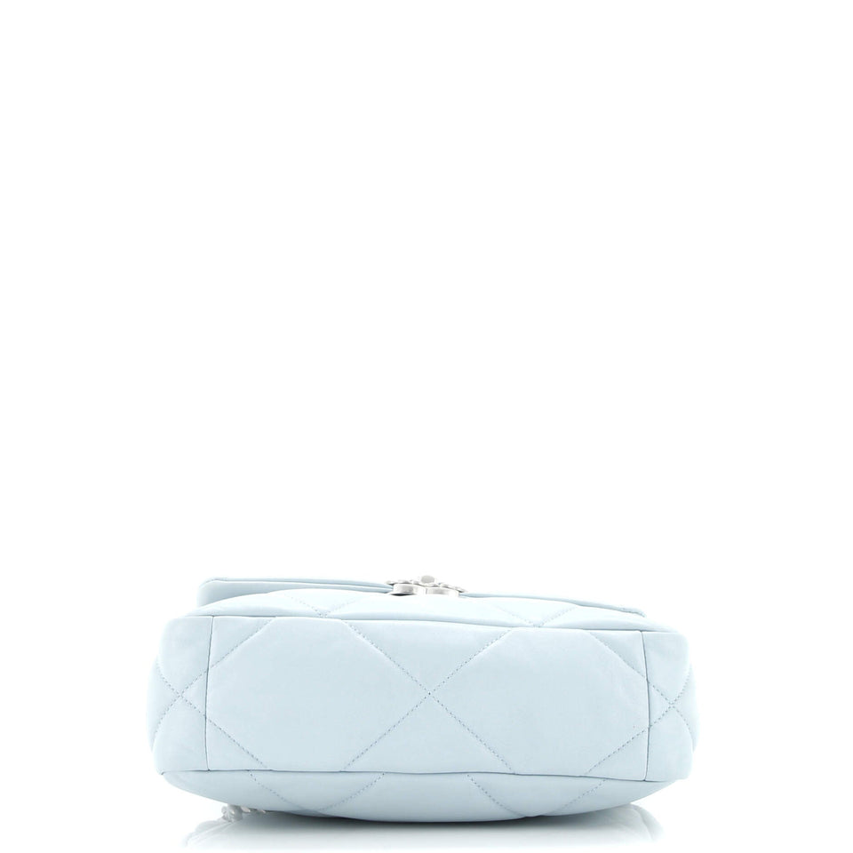 19 Flap Bag Quilted Leather Medium