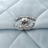 19 Flap Bag Quilted Leather Medium