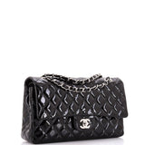 Classic Double Flap Bag Quilted Patent Medium