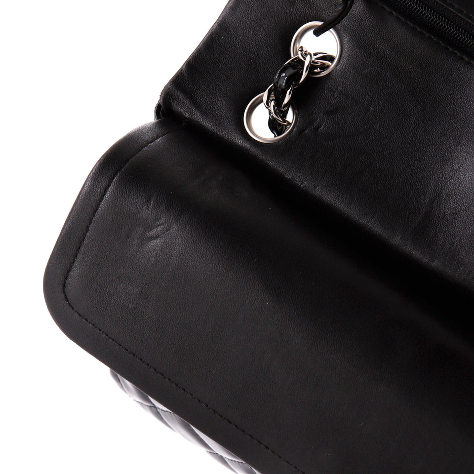Classic Double Flap Bag Quilted Patent Medium
