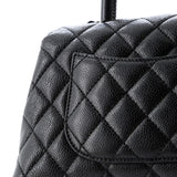 So Black Coco Top Handle Bag Quilted Caviar Mini