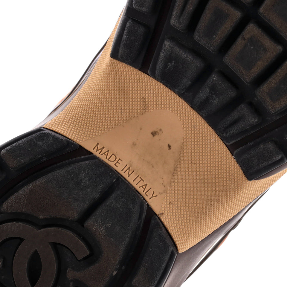 Women's CC Low-Top Sneakers Mesh and Laminated Leather