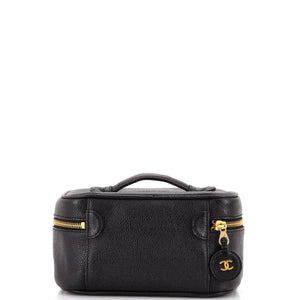 Vintage Timeless Cosmetic Case Caviar Medium