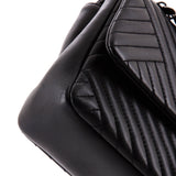 CC Crossing Flap Bag Chevron Lambskin Medium