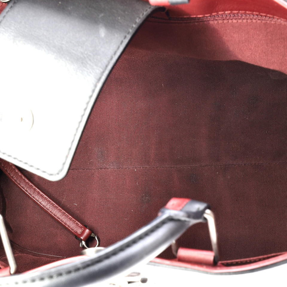 CC Shopping Tote Stitched Bullskin Large