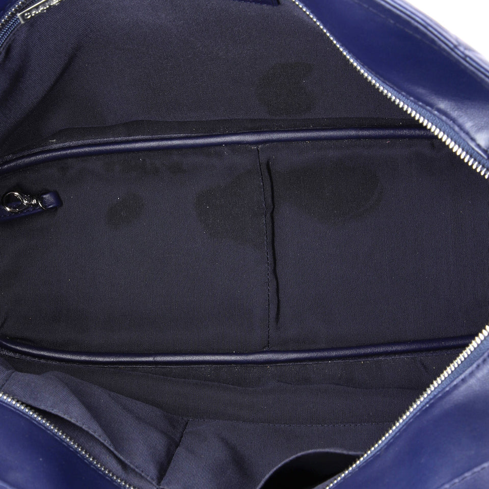 Ultra Pocket Shopping Tote Quilted Calfskin Large