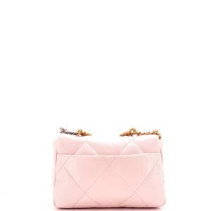19 Flap Bag Quilted Leather Medium