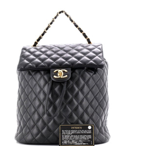 Urban Spirit Backpack Quilted Lambskin Large