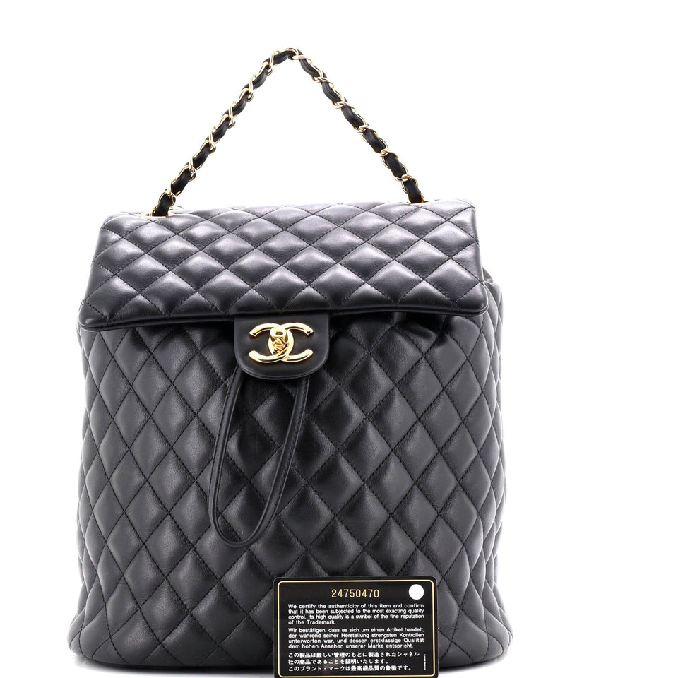 Urban Spirit Backpack Quilted Lambskin Large