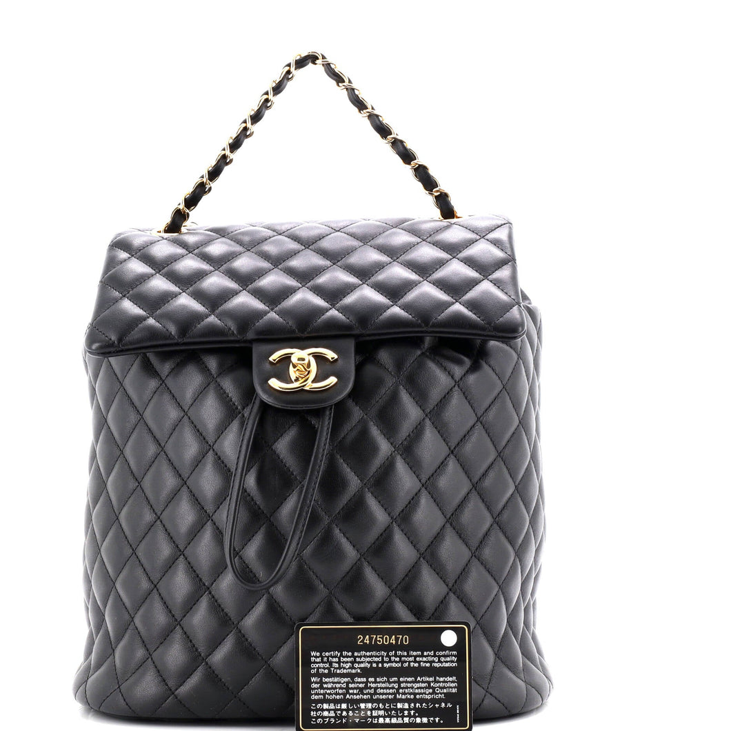 Urban Spirit Backpack Quilted Lambskin Large