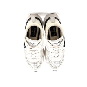 Women's CC Low-Top Sneakers Leather and Mesh