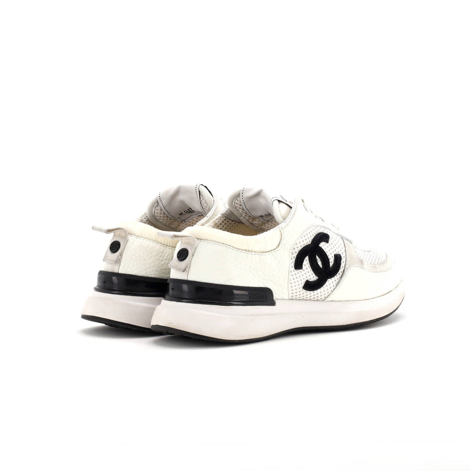Women's CC Low-Top Sneakers Leather and Mesh