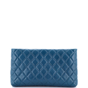 CC Kisslock Clutch Quilted Calfskin