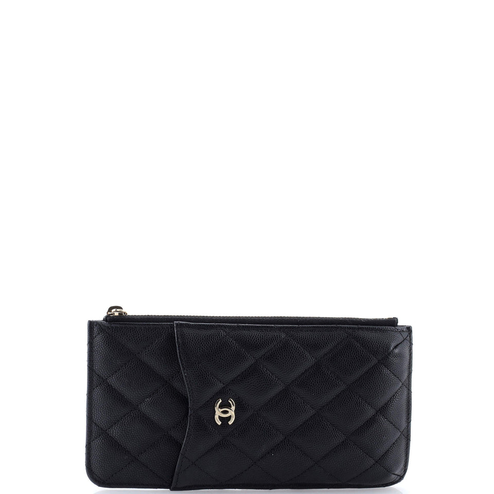 Classic Phone Case Pouch Quilted Caviar