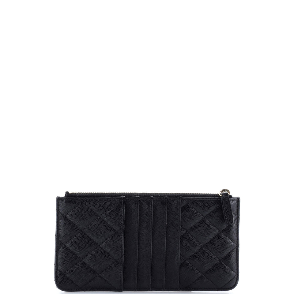 Classic Phone Case Pouch Quilted Caviar