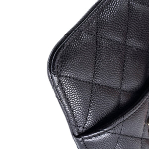 Classic Phone Case Pouch Quilted Caviar