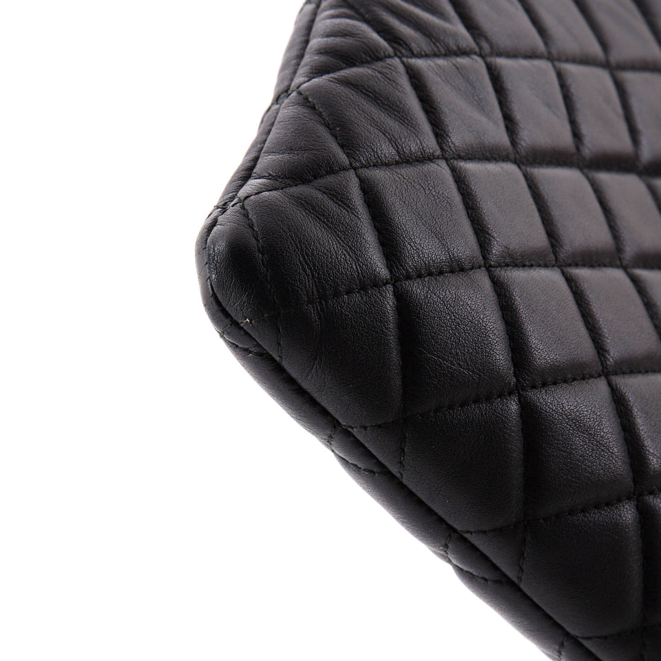 Boy O Case Clutch Quilted Lambskin Large