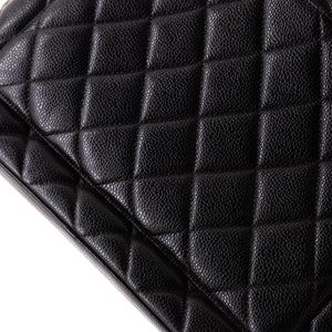 Medallion Tote Quilted Caviar