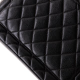 Medallion Tote Quilted Caviar
