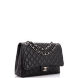Vintage Classic Single Flap Bag Quilted Caviar Maxi