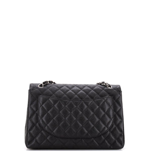 Vintage Classic Single Flap Bag Quilted Caviar Maxi