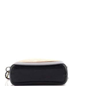 Bicolor Gabrielle Hobo Quilted Aged Calfskin Medium