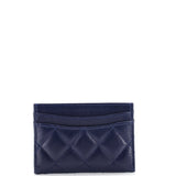 Classic Card Holder Quilted Caviar