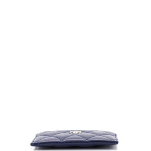 Classic Card Holder Quilted Caviar