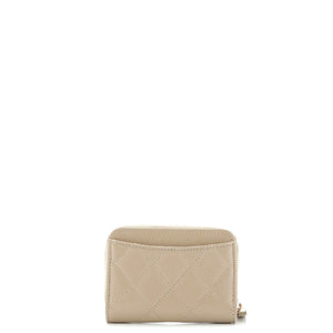 CC Zip Coin Purse Quilted Caviar Small