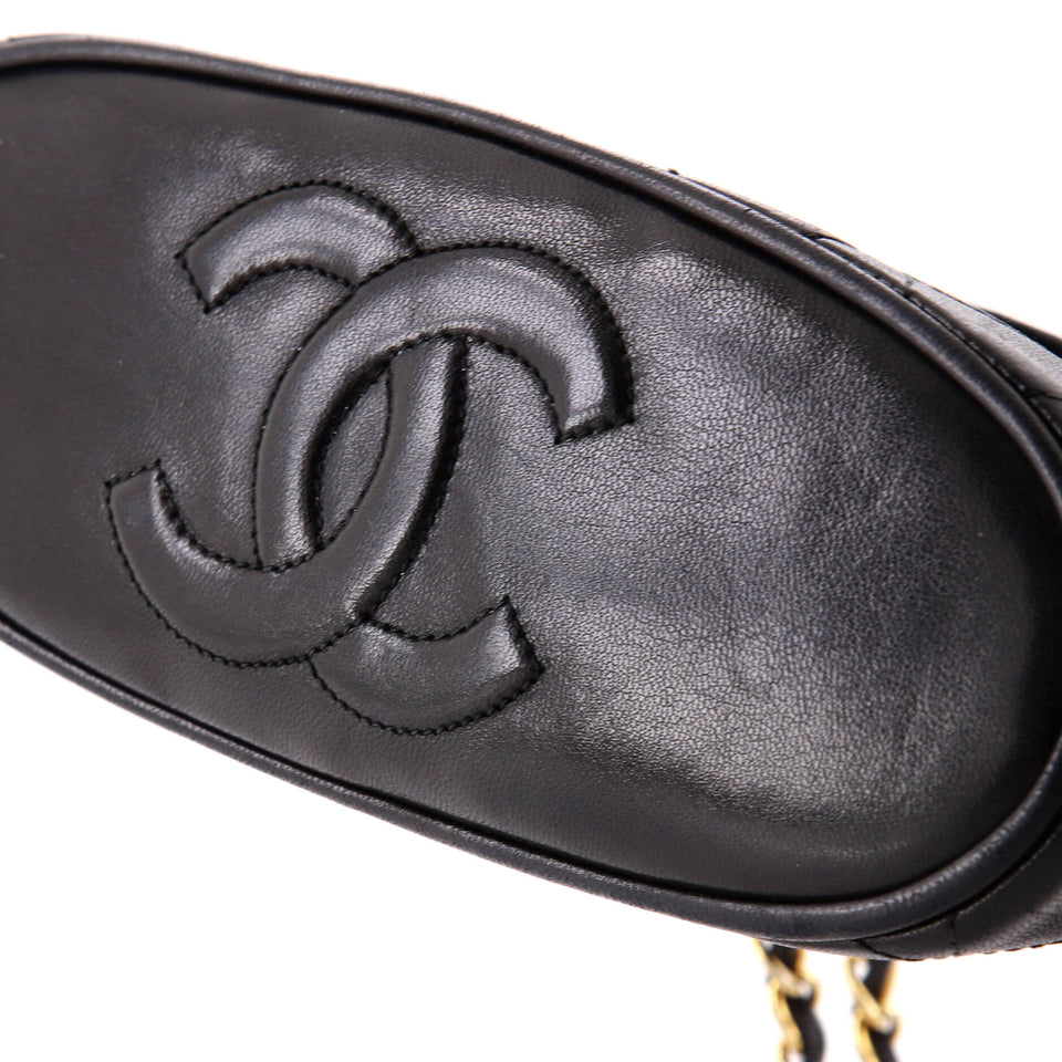 Vintage Tassel Flap Bag Quilted Lambskin Small
