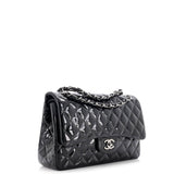 Classic Double Flap Bag Quilted Patent Jumbo