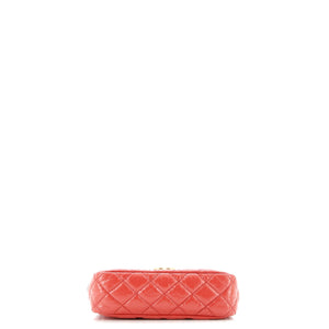 Wavy CC Hobo Quilted Crumpled Calfskin Small