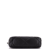 19 Flap Bag Quilted Leather Medium