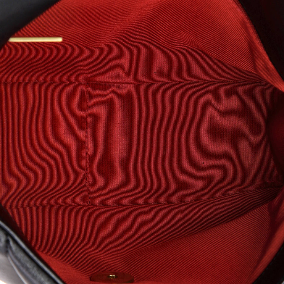 19 Flap Bag Quilted Leather Medium