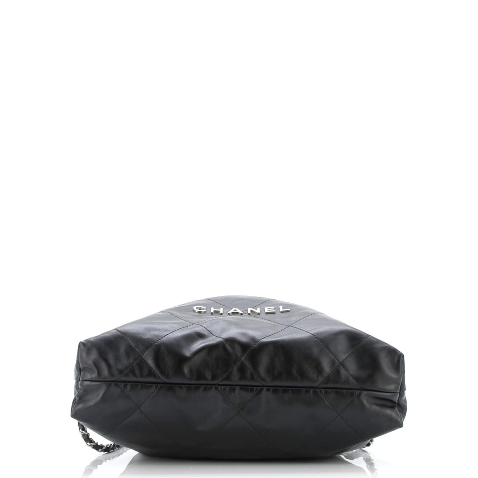 22 Chain Backpack Quilted Calfskin Large