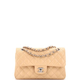 Classic Double Flap Bag Quilted Lambskin Small
