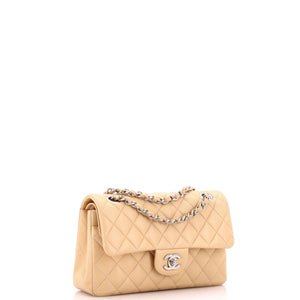 Classic Double Flap Bag Quilted Lambskin Small