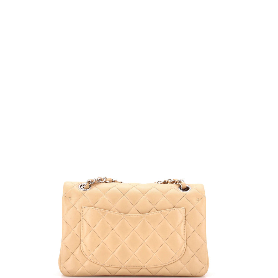 Classic Double Flap Bag Quilted Lambskin Small
