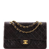 Vintage Classic Double Flap Bag Quilted Lambskin Medium
