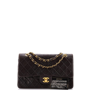 Vintage Classic Double Flap Bag Quilted Lambskin Medium