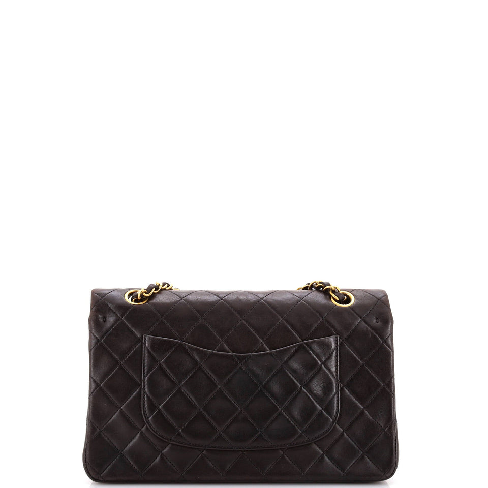 Vintage Classic Double Flap Bag Quilted Lambskin Medium