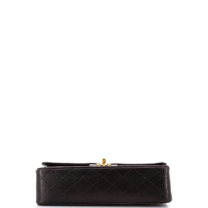 Vintage Classic Double Flap Bag Quilted Lambskin Medium