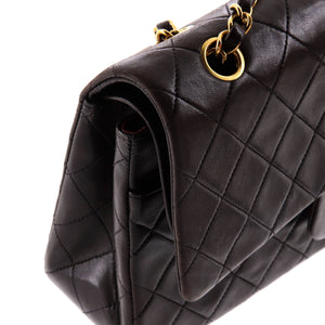 Vintage Classic Double Flap Bag Quilted Lambskin Medium