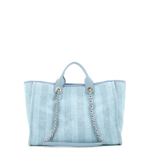 Deauville Tote Striped Mixed Fibers Medium