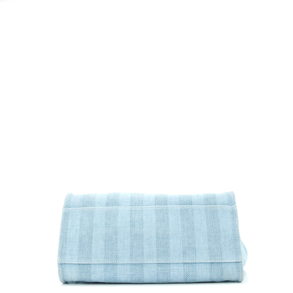 Deauville Tote Striped Mixed Fibers Medium