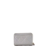 CC Zip Coin Purse Quilted Caviar Small