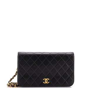 Vintage Full Flap Bag Quilted Lambskin Mini