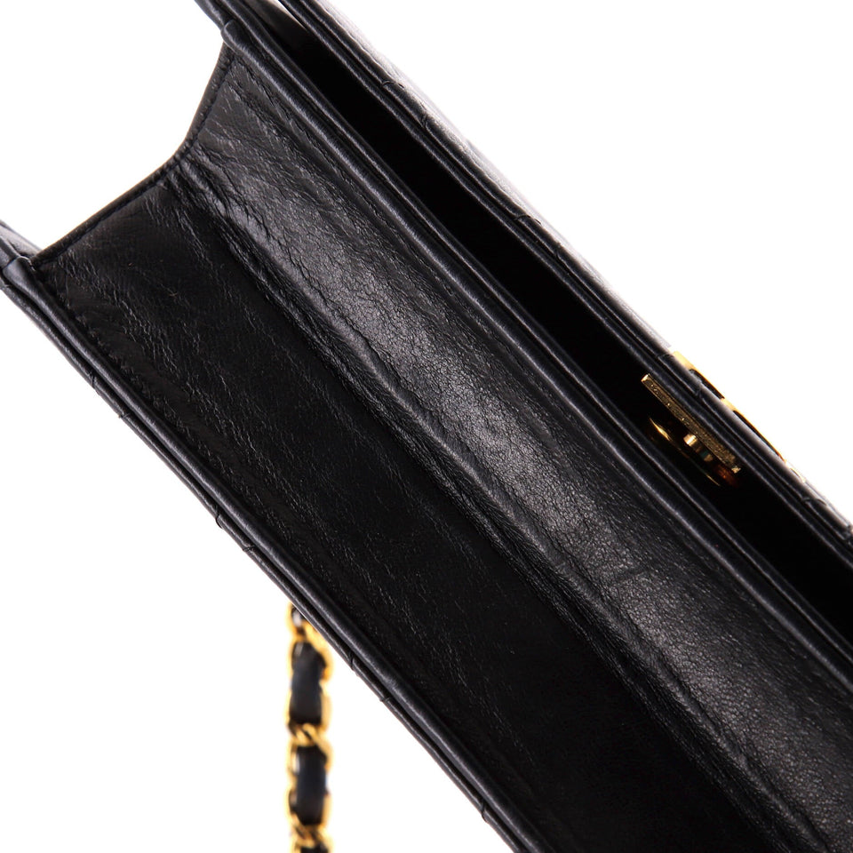 Vintage Full Flap Bag Quilted Lambskin Mini