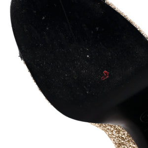Women's Cap Toe CC Mary Jane Platform Pumps Glitter